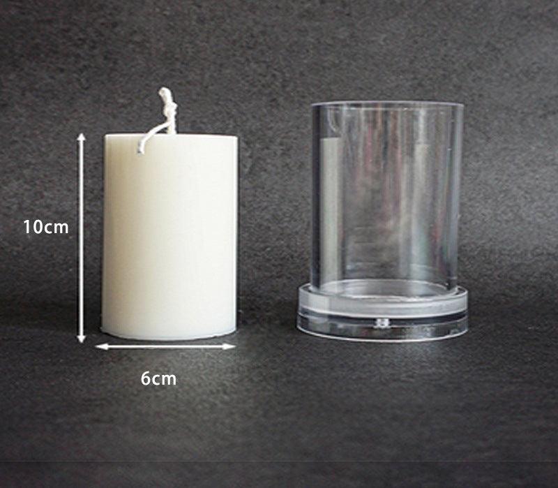 Columnar Aromatherapy Crystal Clear Plastic Molds for Candles Candles molds