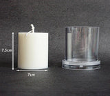 Columnar Aromatherapy Crystal Clear Plastic Molds for Candles Candles molds