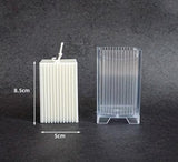 Columnar Aromatherapy Crystal Clear Plastic Molds for Candles Candles molds