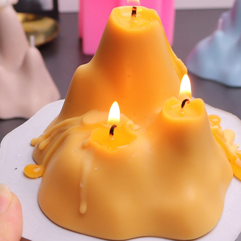 Craft Breathtaking Mountain Candles with Melting Mountain Mold Candles molds