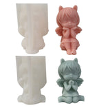 Craft Enchanting Angelic Candles with our Fantasy Angel Girl Candle Molds Candles molds