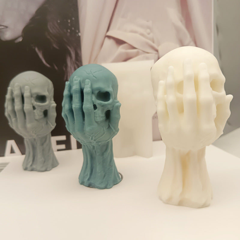 Craft Exceptional Hand Held Skull-Shaped Candles with 3D Mold | Buy Now Candles molds
