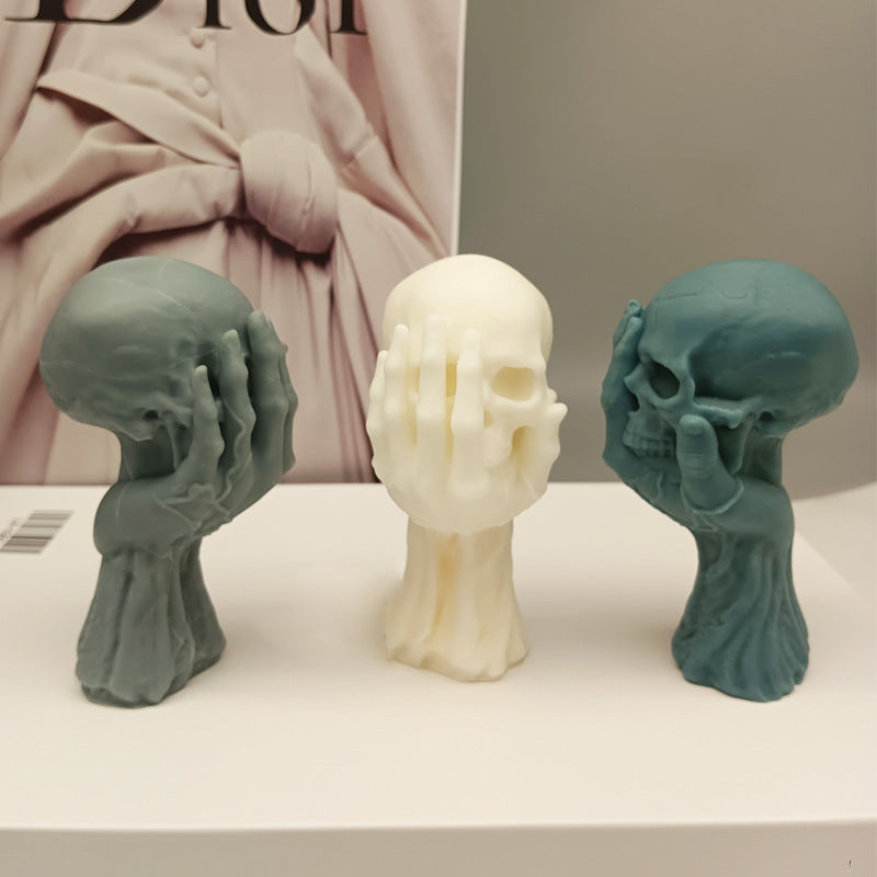 Craft Exceptional Hand Held Skull-Shaped Candles with 3D Mold | Buy Now Candles molds