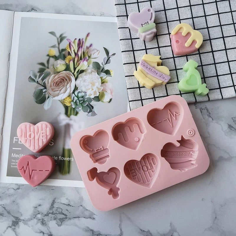 Craft Heartwarming Candles with Our Heart-Shaped Silicone Mold Candles molds