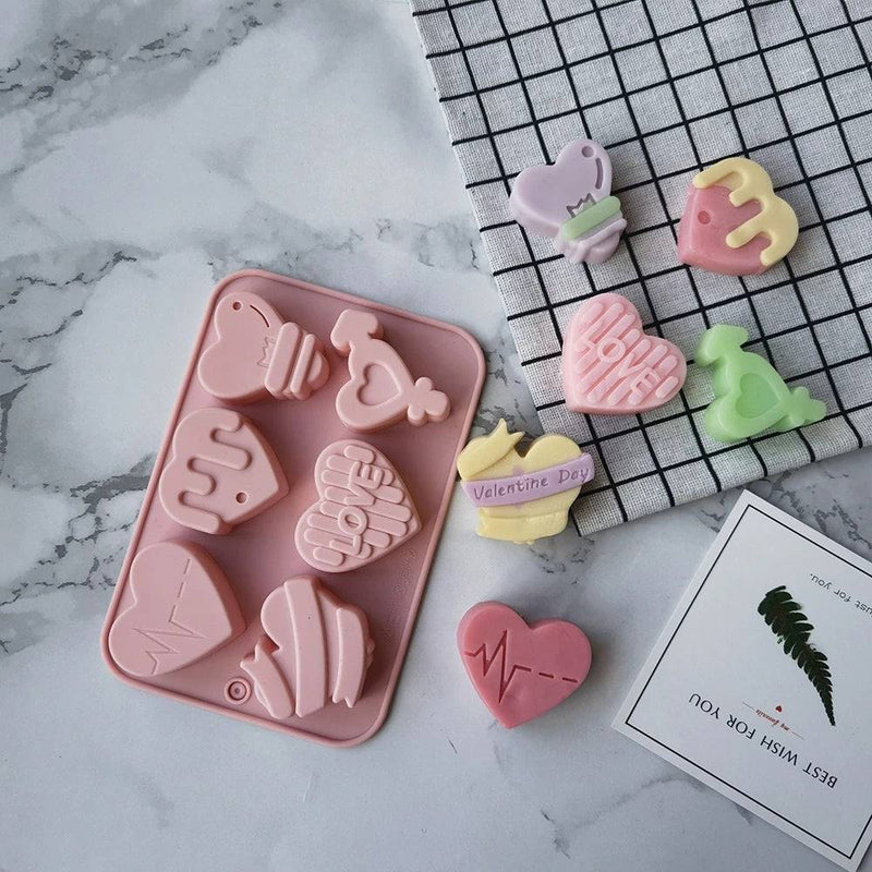 Craft Heartwarming Candles with Our Heart-Shaped Silicone Mold Candles molds