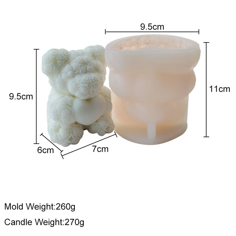 Craft Love: Create Scented Love Bear Candles for Valentine's Day Candles molds