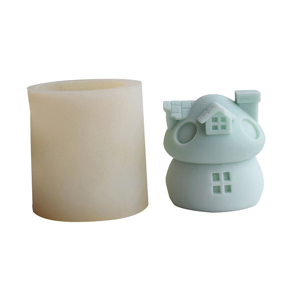 Craft Magical Moments with Adorable Mushroom House Candle Molds - Gift Enchantment! Candles molds