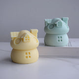 Craft Magical Moments with Adorable Mushroom House Candle Molds - Gift Enchantment! Candles molds