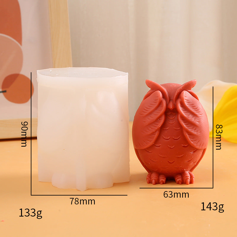 Craft Magical Owl Candles with Our Cute Owl Silicone Mold - DIY Fun Awaits! Candles molds