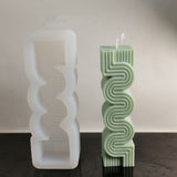 Craft Mesmerizing Geometric Candles with our Geometry Pattern Lines Candle Mold Candles molds