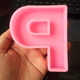Craft Personalized Resin Art with 26 English Letters Silicone Molds Candles molds