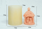 Craft Sacred Candles with Holy Family Baby Jesus Silicone Mold - Buy Now Candles molds