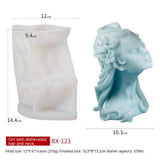 Craft Timeless Beauty: Stylish Retro Girl Portraits Candle Mold Candles molds
