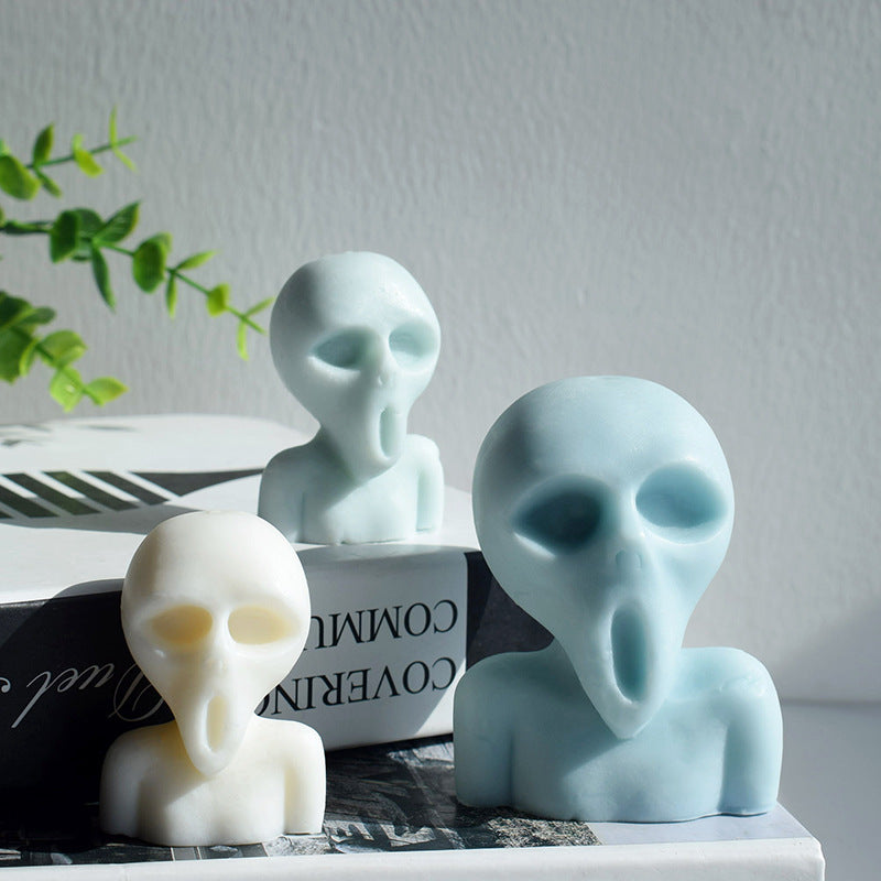 Craft Unique Alien Candles | 3D Horror Alien Candle Molds - Halloween DIY Candles molds