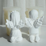 Create Divine Aromatherapy Candles with our Prayer Angel Silicone Mold Candles molds
