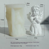 Create Divine Aromatherapy Candles with our Prayer Angel Silicone Mold Candles molds