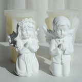 Create Divine Aromatherapy Candles with our Prayer Angel Silicone Mold Candles molds
