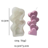 Create a Heartfelt Ambience with Stacked Love Scented Candle Molds Candles molds