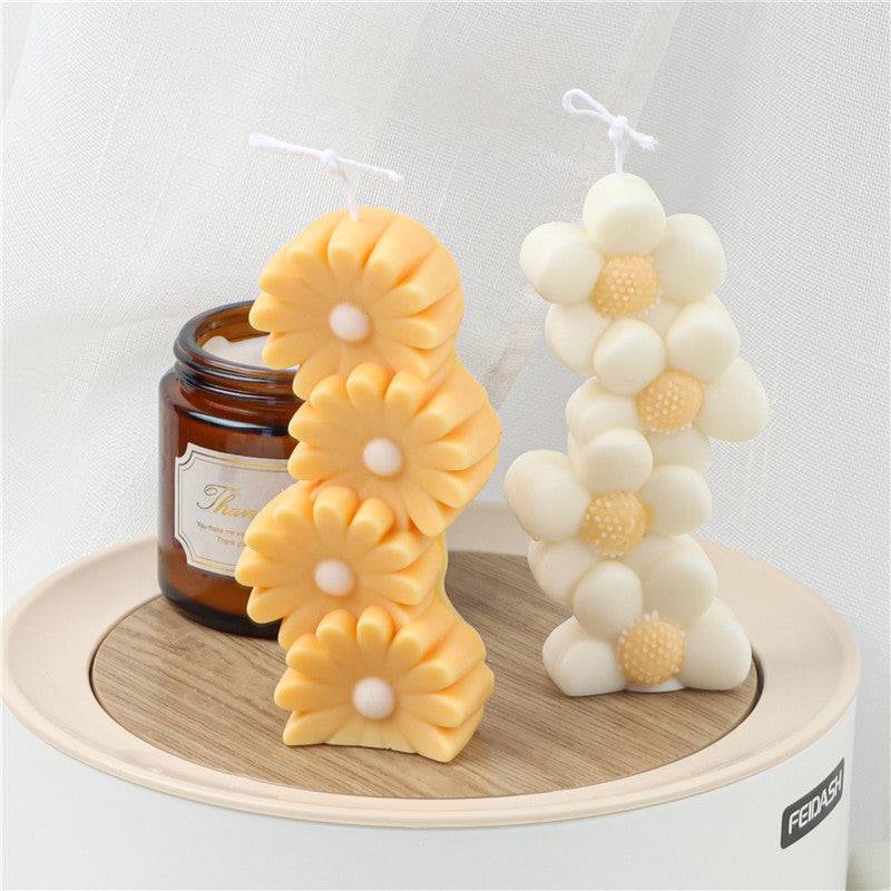 Create a Heartfelt Ambience with Stacked Love Scented Candle Molds Candles molds