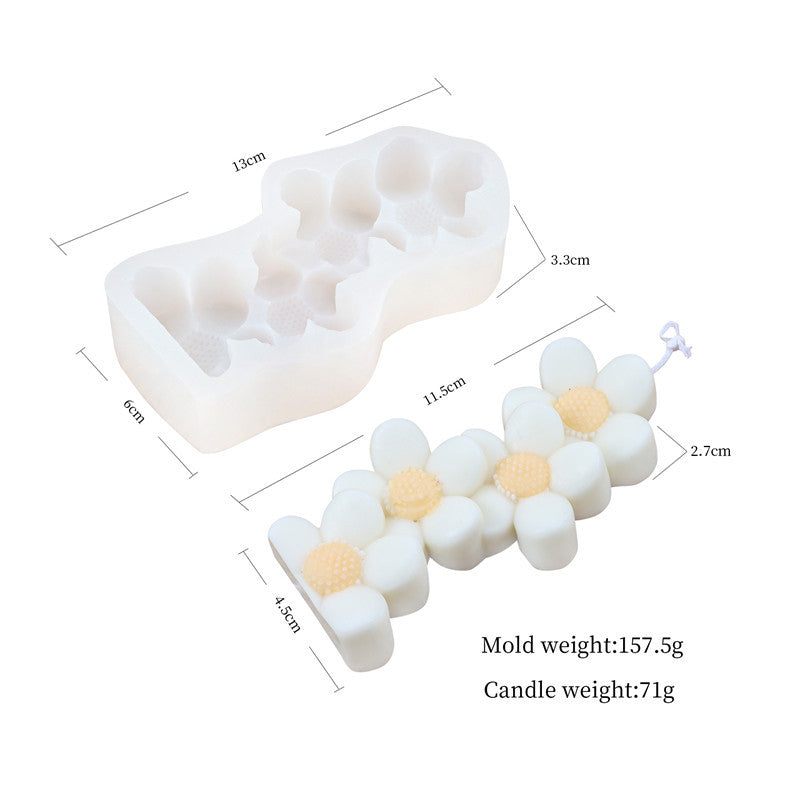 Create a Heartfelt Ambience with Stacked Love Scented Candle Molds Candles molds