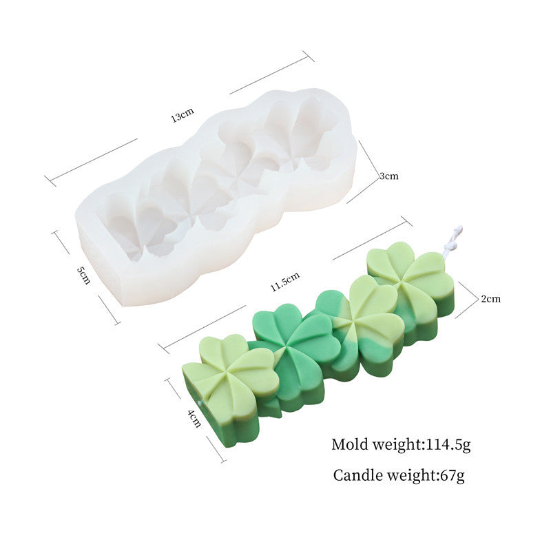 Create a Heartfelt Ambience with Stacked Love Scented Candle Molds Candles molds