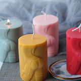 Creative Cylindrical Temptation Candle Silicone Mold Candles molds