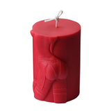 Creative Cylindrical Temptation Candle Silicone Mold Candles molds