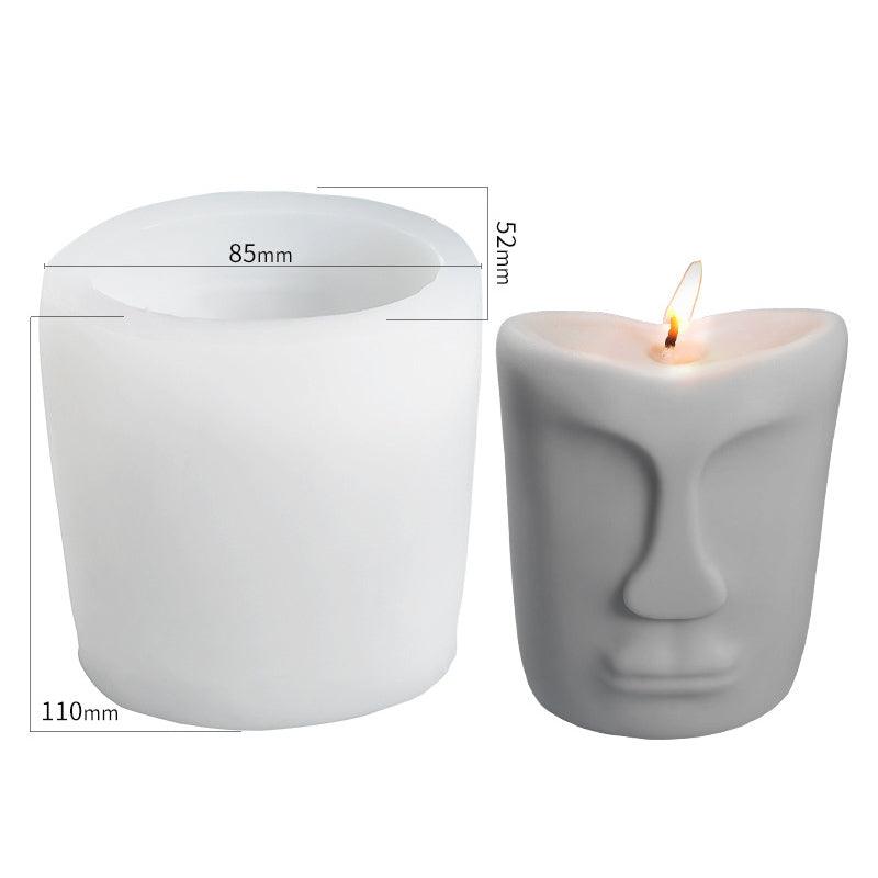 Creative Face Silicone Candle Mold Irregular Shape Candles molds