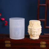 Creative Three-dimensional Buddha Statue Silicone Mold Candles molds