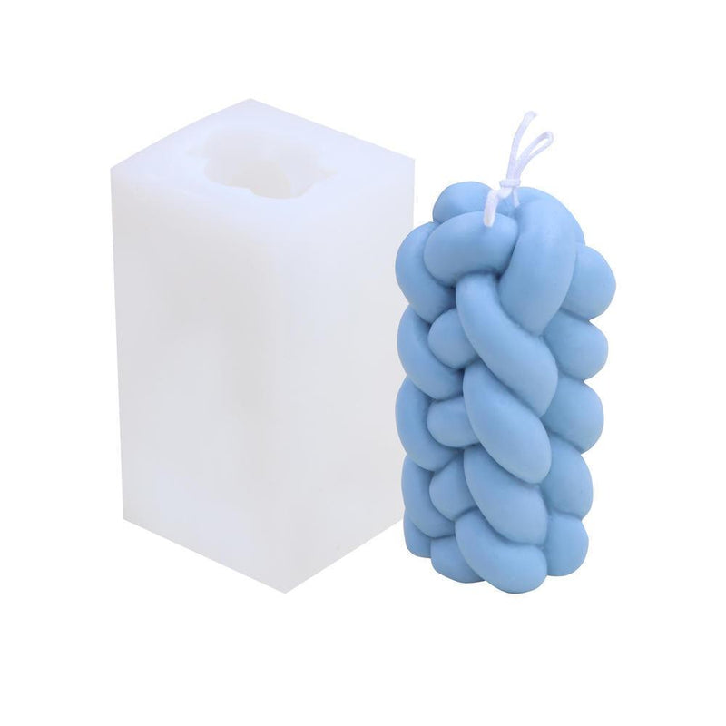 Creative Weaving Twine Scented Candle Silicone Mold Candles molds