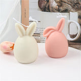 Cute Rabbit Ear Candle Mold-Easter Egg Silicone Mold For Candle DIY Candles molds