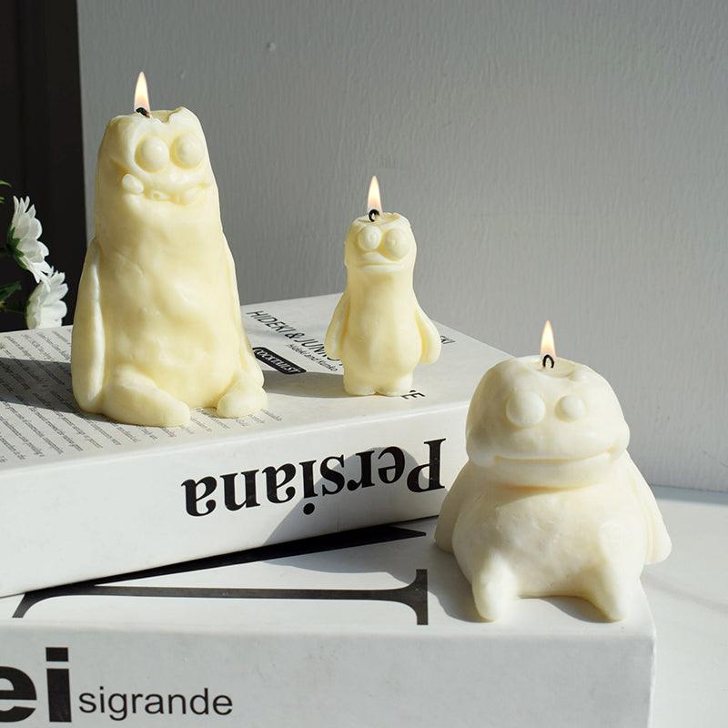 Cute and Quirky Monster Candle Mold for Fun and Unique Candles Candles molds