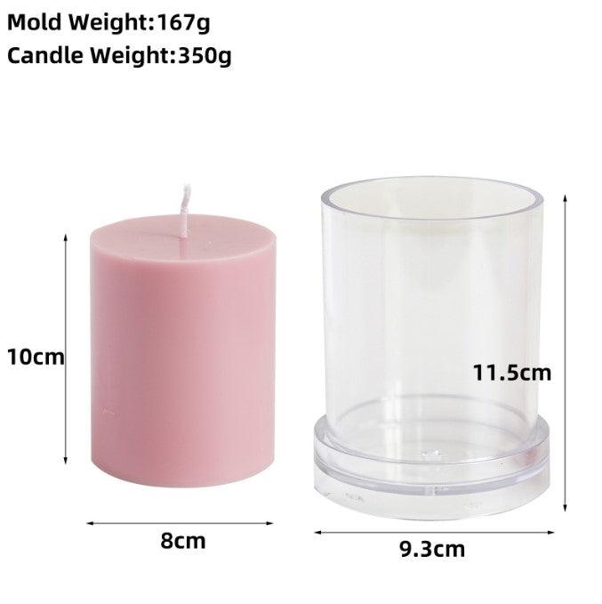 DIY Acrylic Cylindrical Candle Mold Candles molds