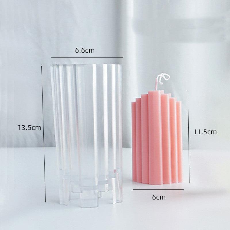 DIY Cylindrical Wax Scented Acrylic Candle Mold Candles molds