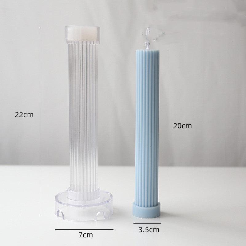 DIY Cylindrical Wax Scented Acrylic Candle Mold Candles molds