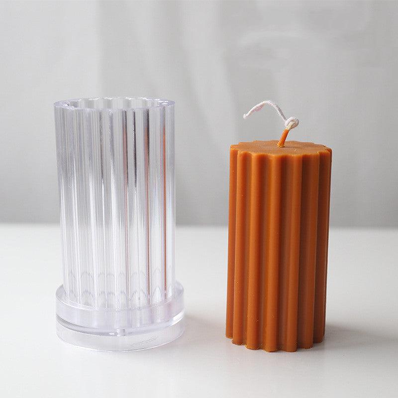 DIY Cylindrical Wax Scented Acrylic Candle Mold Candles molds