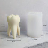 DIY Large Tooth Candle Silicone Mold Candles molds