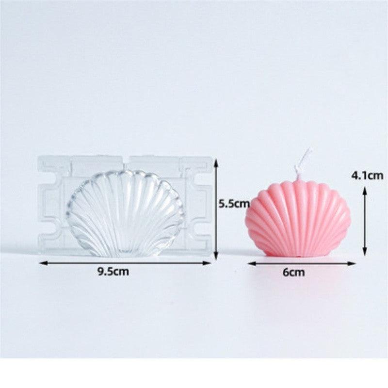 Diy Handmade Shell Candle Mold Plastic Acrylic Mold Candles molds