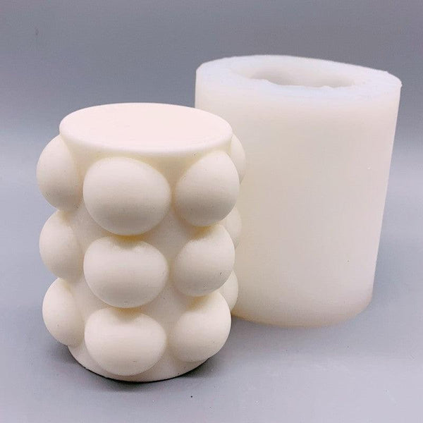 Dot Ball Column Aroma Candle Silicone Mold Candles molds