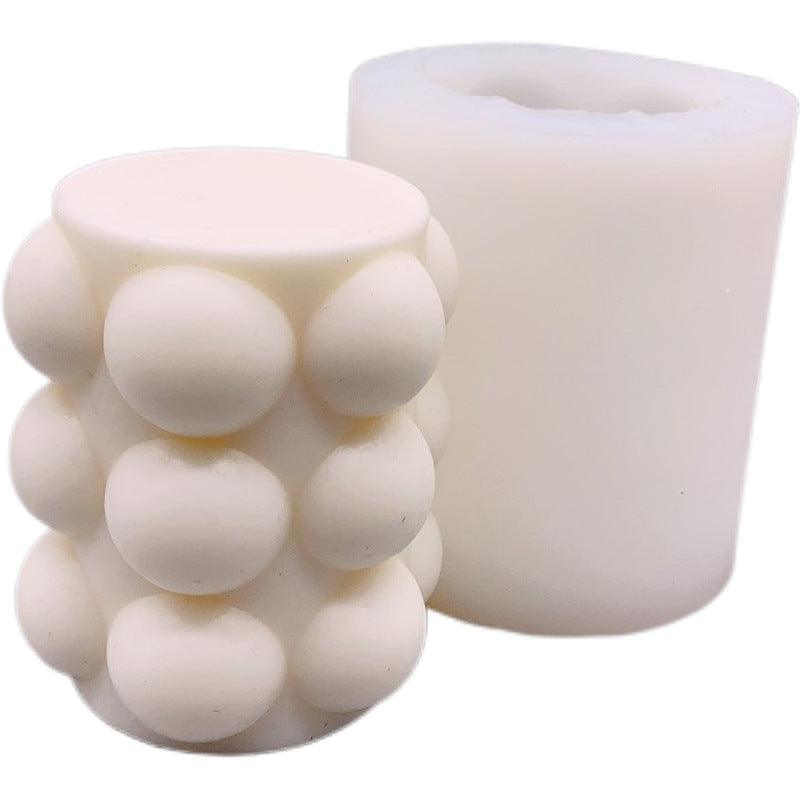 Dot Ball Column Aroma Candle Silicone Mold Candles molds