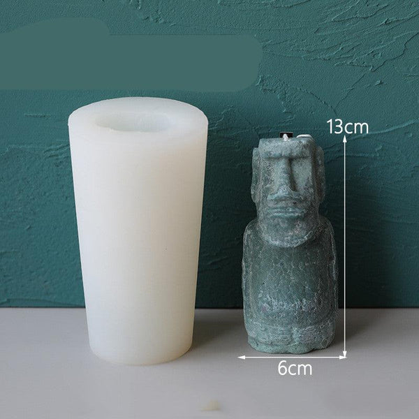Easter Island Statue Candle mold Candles molds