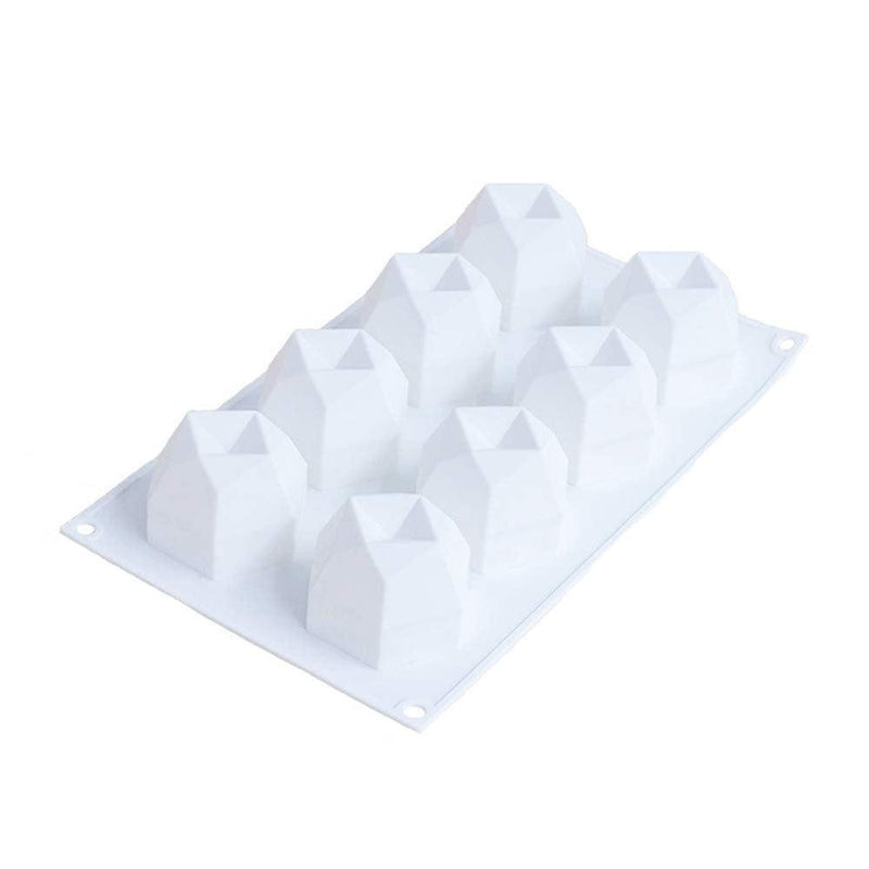 Faceted Diamond Candle Mold: Unique Rhombus Shape Candles molds