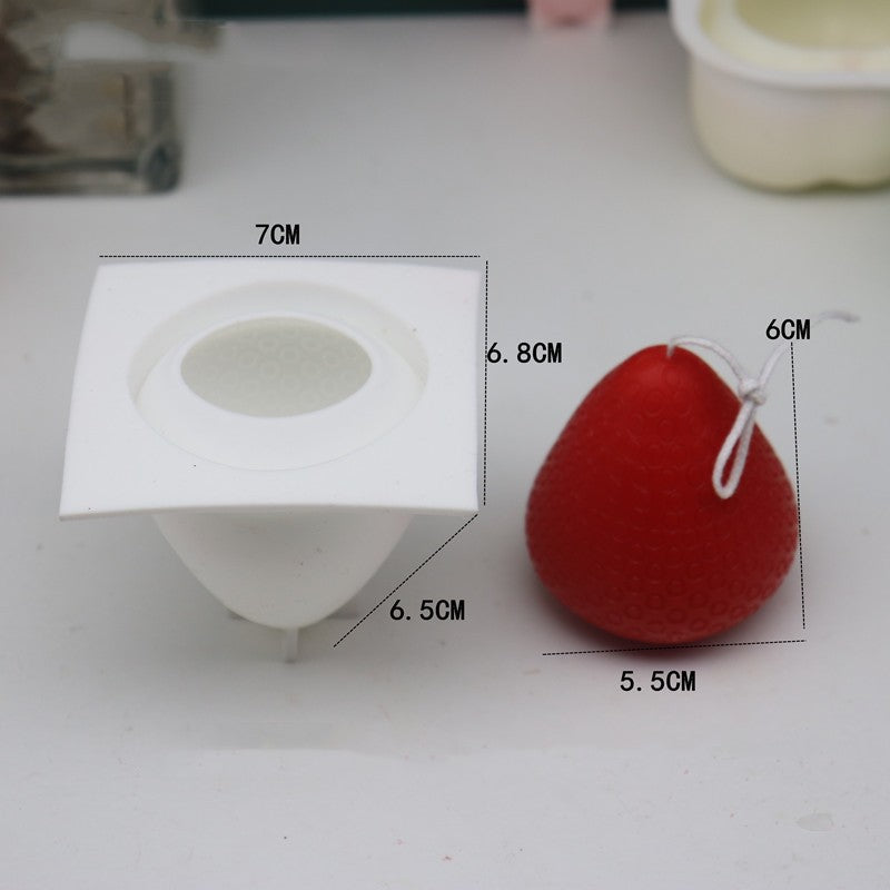 Fruit-Shaped Silicone Candle Molds for Creative Home Décor Candles molds