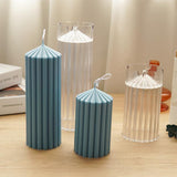 Stripe Pillar Candle Mold