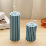 Stripe Pillar Candle Mold