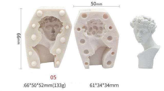 Greek Mythology Figurines Statue Sculpture Candle Mold Candles molds