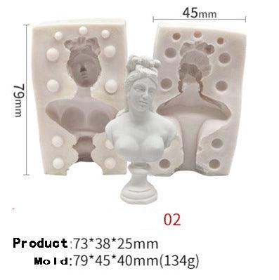 Greek Mythology Figurines Statue Sculpture Candle Mold Candles molds