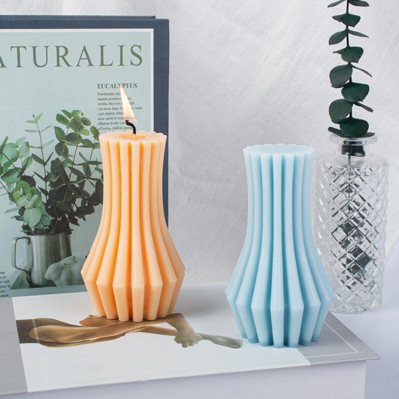 Gypsum Incense Stone Geometric Cylindrical Candle Silicone Abrasives Candles molds