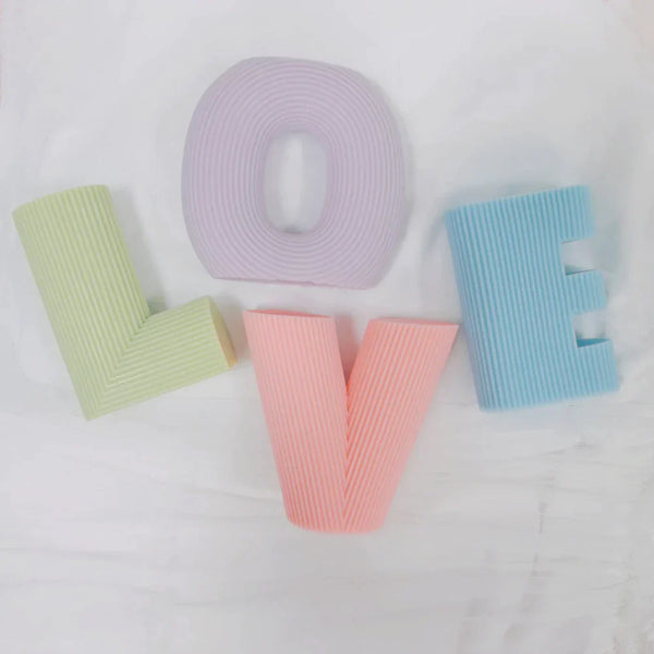 Love Letter Candle Molds Silicone