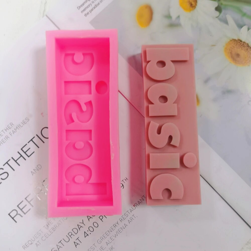 DIY 16 Designs Extra Babe Mood Words Slogan Candle Silicone Mold